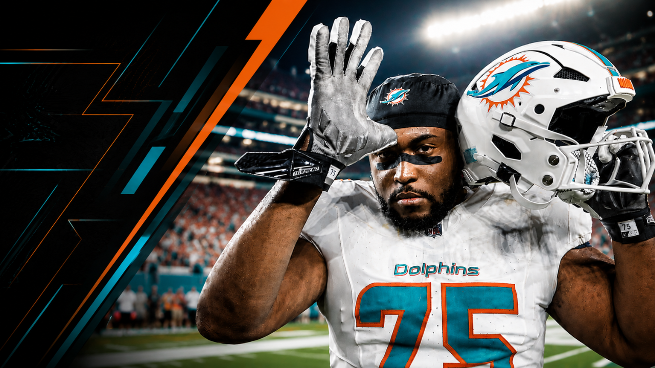 Caedan Wallace Miami Dolphins preseason offensive tackle