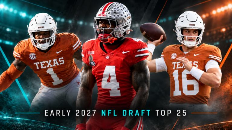 Jeremiah Smith, Colin Simmons and Arch Manning featured in the Fins Faithful early 2027 NFL Draft Top 25 g